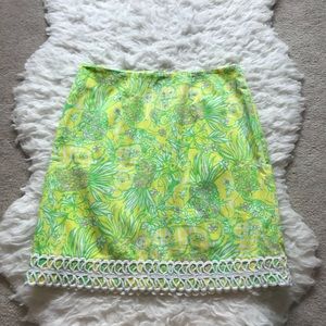 NWT!! Lilly Pulitzer crazy cat house printed skirt